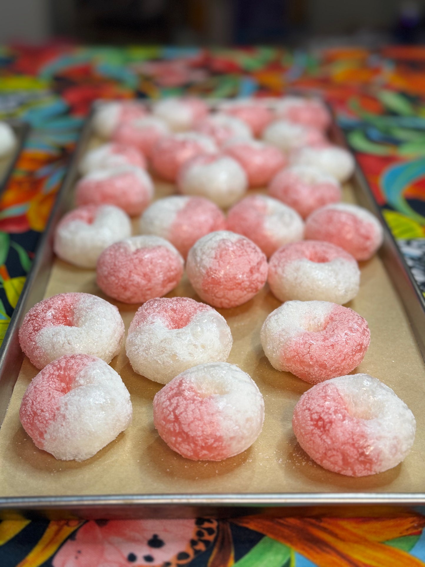 Watermelon Ring Puffs