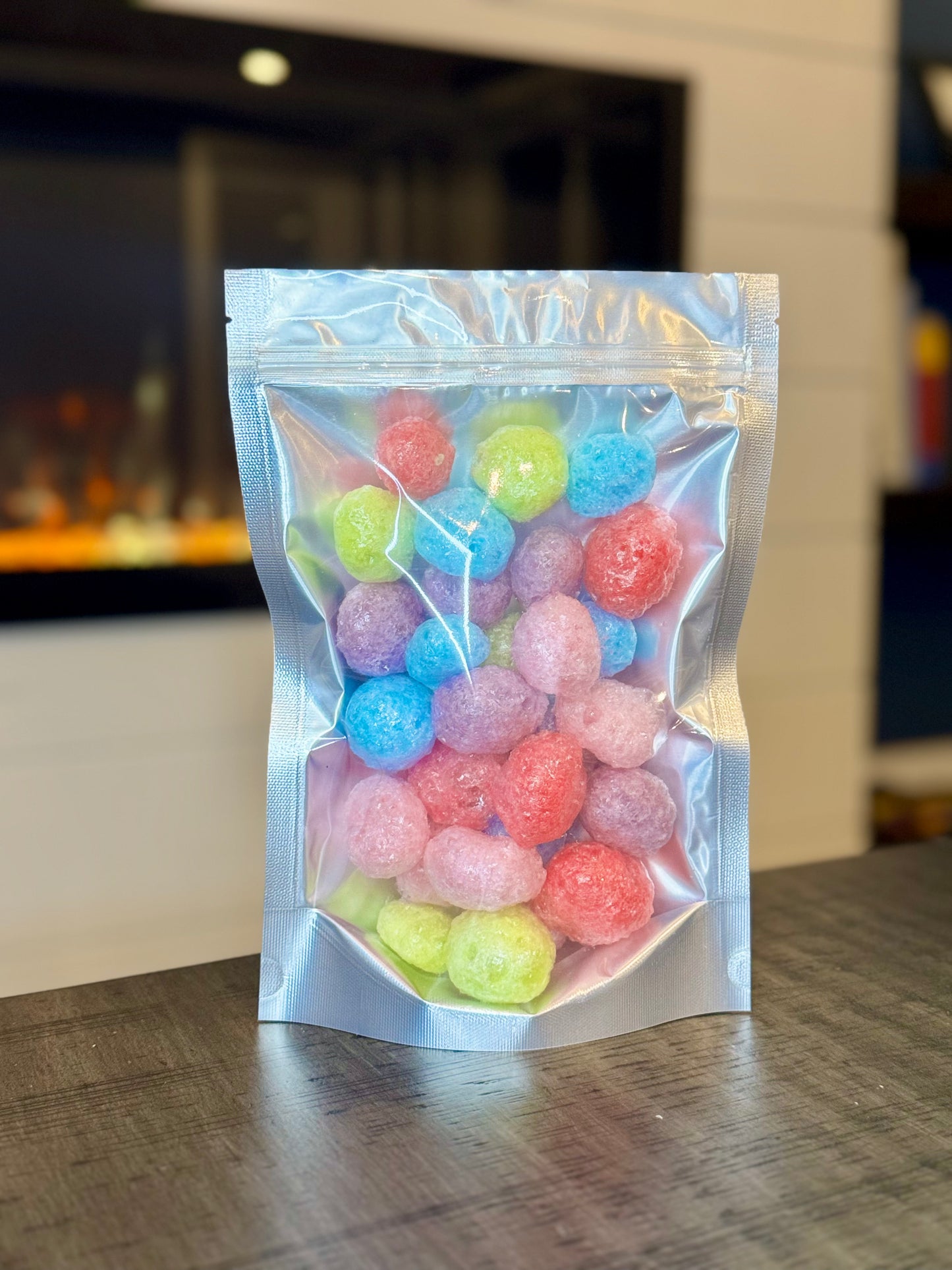 Freeze Dried Candy, large size bag, displaying candy, jolly ranchers