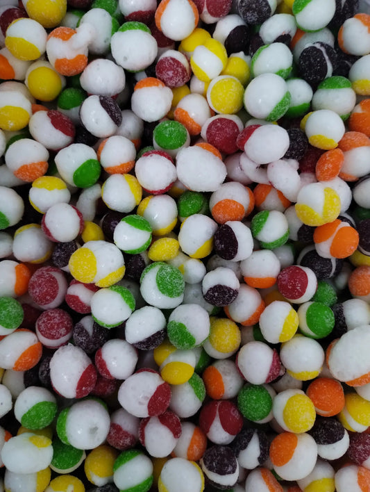 Sour Rainbow Puffs (Freeze Dried Sour Skittles) - Chilly Willy's Freeze Dried Candy