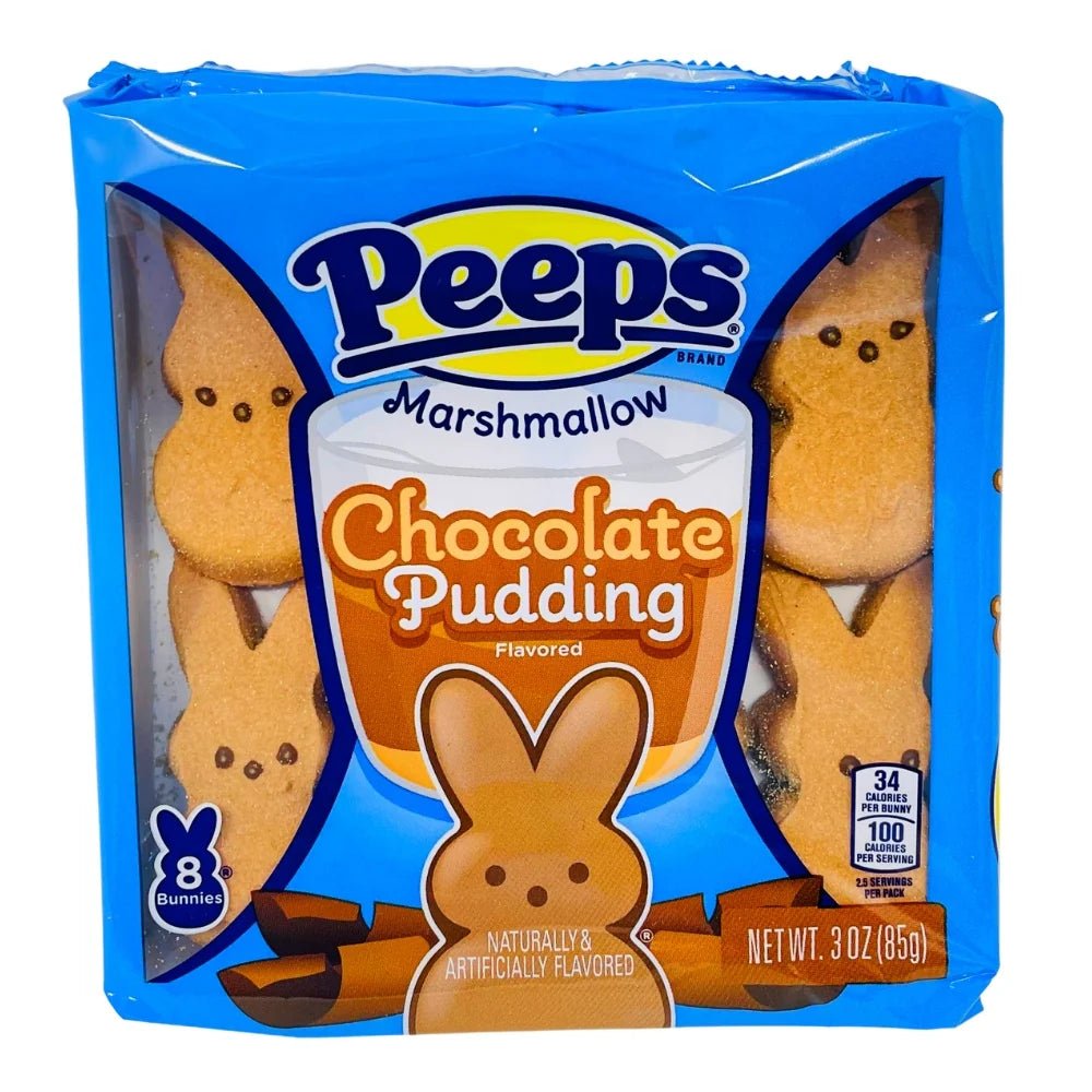 Chocolate Pudding Peeps (Non - Freeze Dried) - Chilly Willy's Freeze Dried Candy