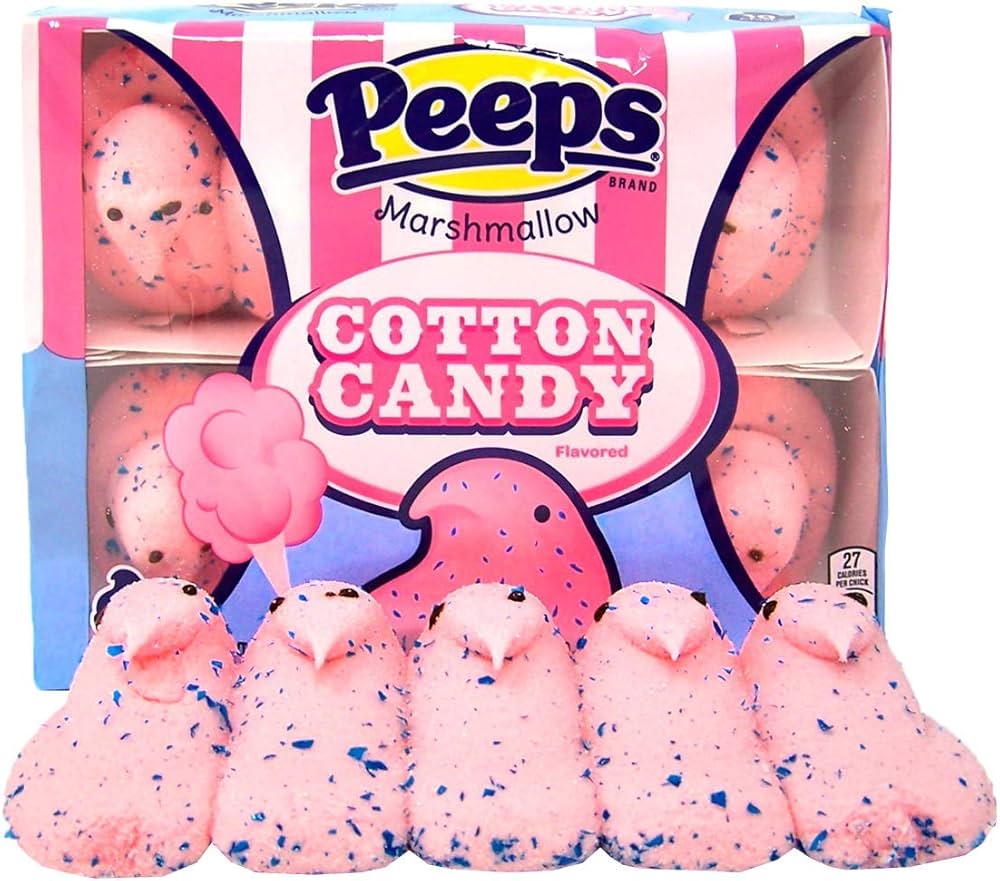 Cotton Candy Peeps (Non - Freeze Dried) - Chilly Willy's Freeze Dried Candy
